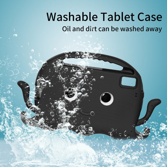 For Lenovo K10 TB-X6C6F 10.3 Octopus Style EVA PC Tablet Case(Black)
