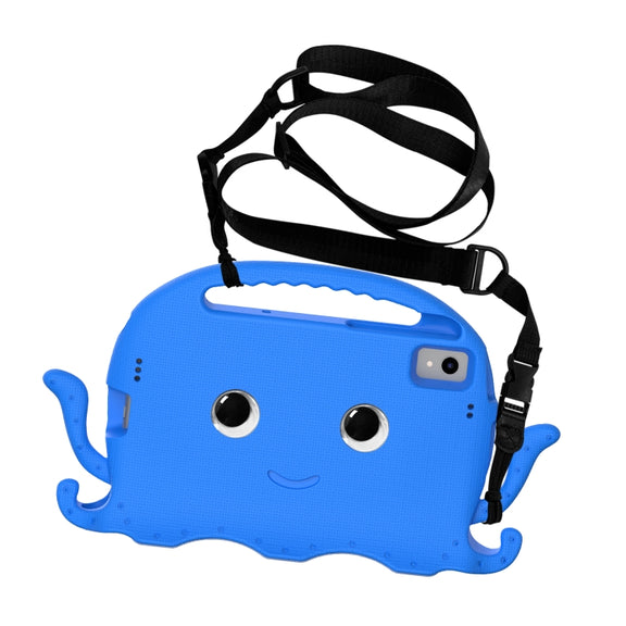 For Lenovo K10 TB-X6C6F 10.3 Octopus Style EVA PC Tablet Case(Blue)