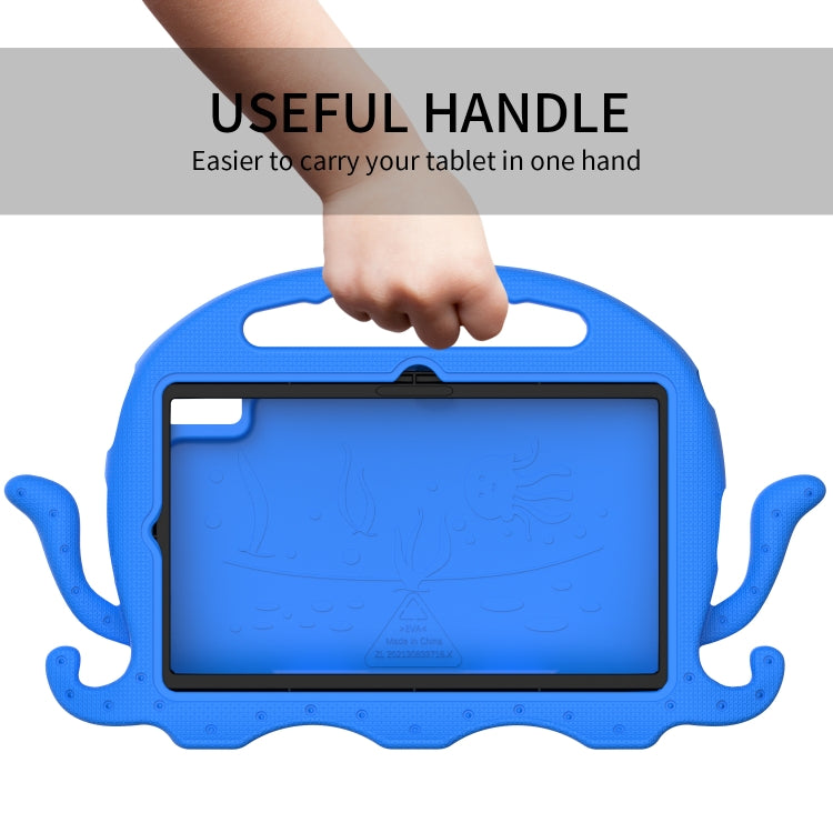 For Lenovo K10 TB-X6C6F 10.3 Octopus Style EVA PC Tablet Case(Blue)