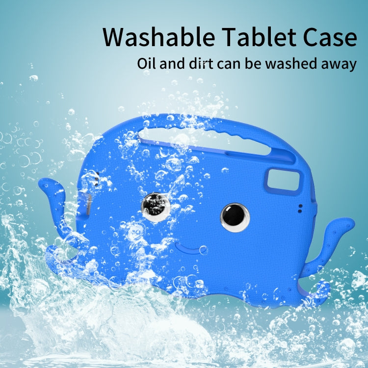 For Lenovo K10 TB-X6C6F 10.3 Octopus Style EVA PC Tablet Case(Blue)