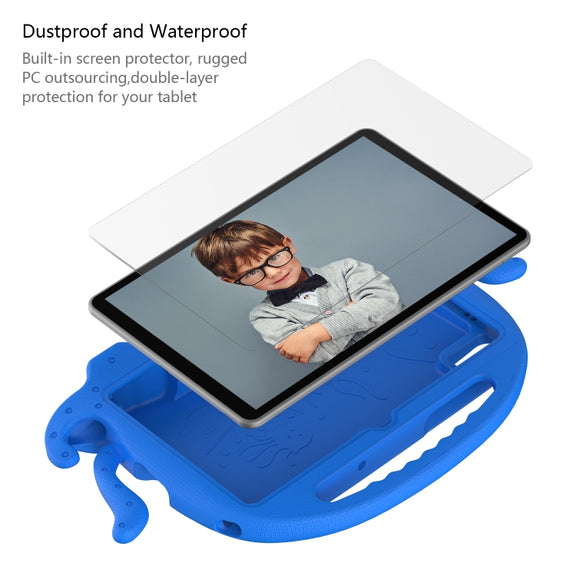 For Lenovo K10 TB-X6C6F 10.3 Octopus Style EVA PC Tablet Case(Blue)