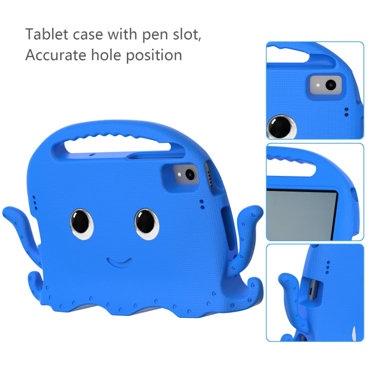 For Lenovo K10 TB-X6C6F 10.3 Octopus Style EVA PC Tablet Case(Blue)