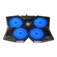 S400 Four Cooling Fans Foldable Adjustable Gaming Laptop Desktop Holder - Cooling Pads by PMC TechLife | Online Shopping South Africa | PMC TechLife | Buy Now Pay Later Mobicred