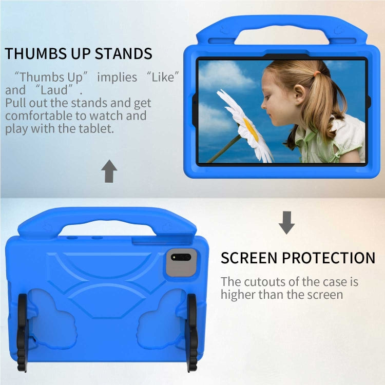 For  Lenovo Tab M11 /Xiaoxin Pad 11 2024 Thumb Bracket EVA Shockproof Tablet Case(Blue)