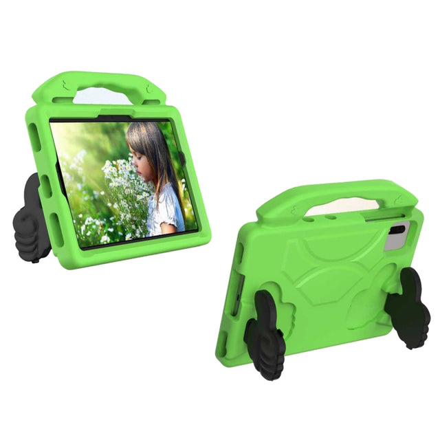 For  Lenovo Tab M11 /Xiaoxin Pad 11 2024 Thumb Bracket EVA Shockproof Tablet Case(Green)