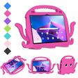 For Lenovo Tab M10 3rd Gen 10.1 TB-328 Octopus Style EVA Hybrid PC Shockproof Tablet Case with Strap(Rose Red) - Lenovo by PMC TechLife | Online Shopping South Africa | PMC TechLife | Buy Now Pay Later Mobicred
