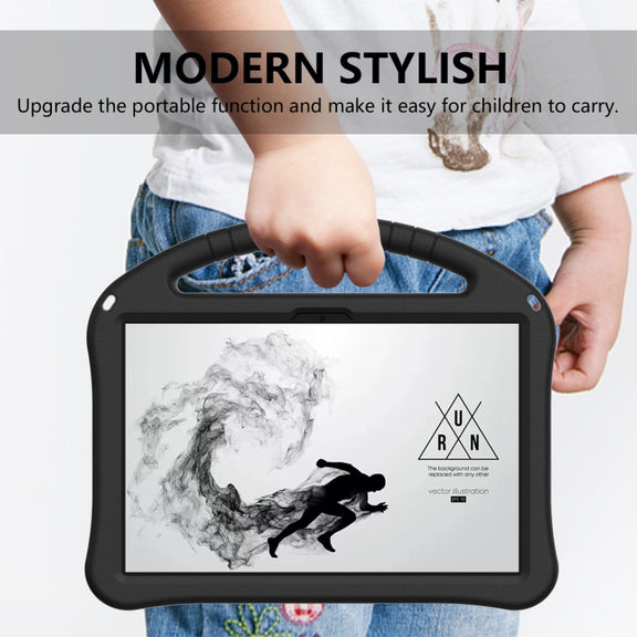 For TCL Tab 11 EVA Shockproof Tablet Case with Holder(Black)