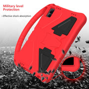 For TCL Tab 11 EVA Shockproof Tablet Case with Holder(Red)