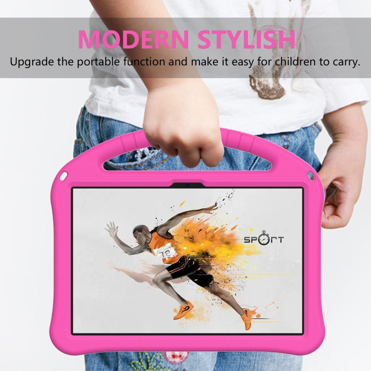 For TCL Tab 11 EVA Shockproof Tablet Case with Holder(Rose Red)