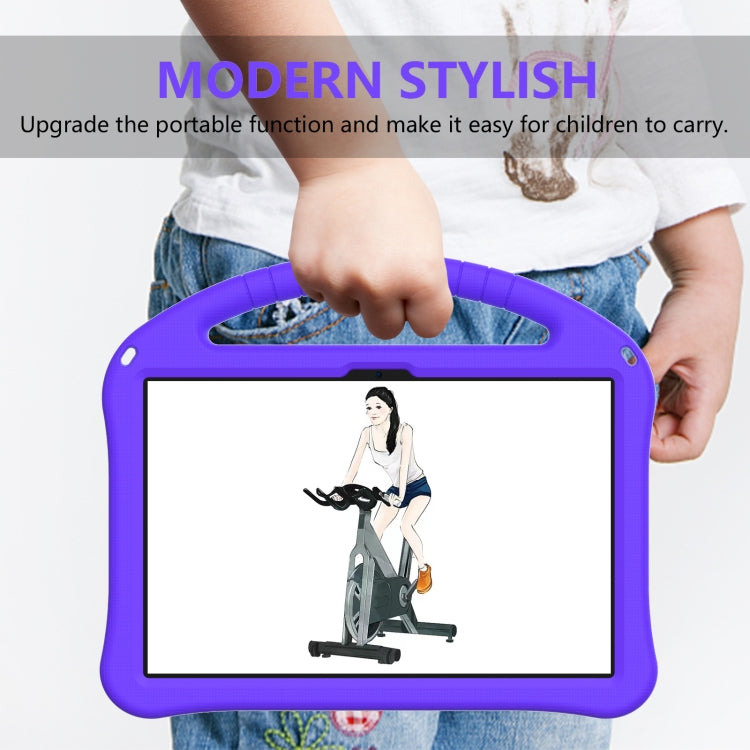For TCL Tab 11 EVA Shockproof Tablet Case with Holder(Purple)