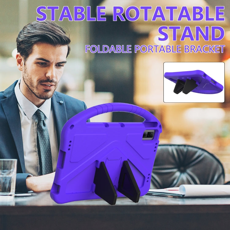 For TCL Tab 11 EVA Shockproof Tablet Case with Holder(Purple)