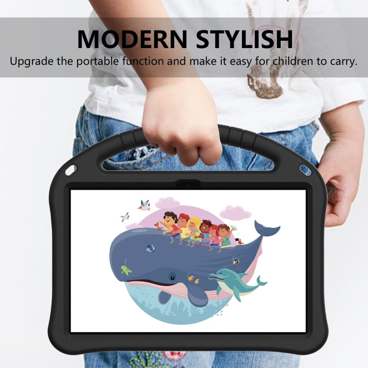 For TCL Tab 10 Gen2 10.36 2023 EVA Shockproof Tablet Case with Holder(Black)
