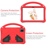 For TCL Tab 10 Gen2 10.36 2023 EVA Shockproof Tablet Case with Holder(Red)