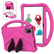 For TCL Tab 10 Gen2 10.36 2023 EVA Shockproof Tablet Case with Holder(Rose Red)