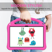 For TCL Tab 10 Gen2 10.36 2023 EVA Shockproof Tablet Case with Holder(Rose Red)