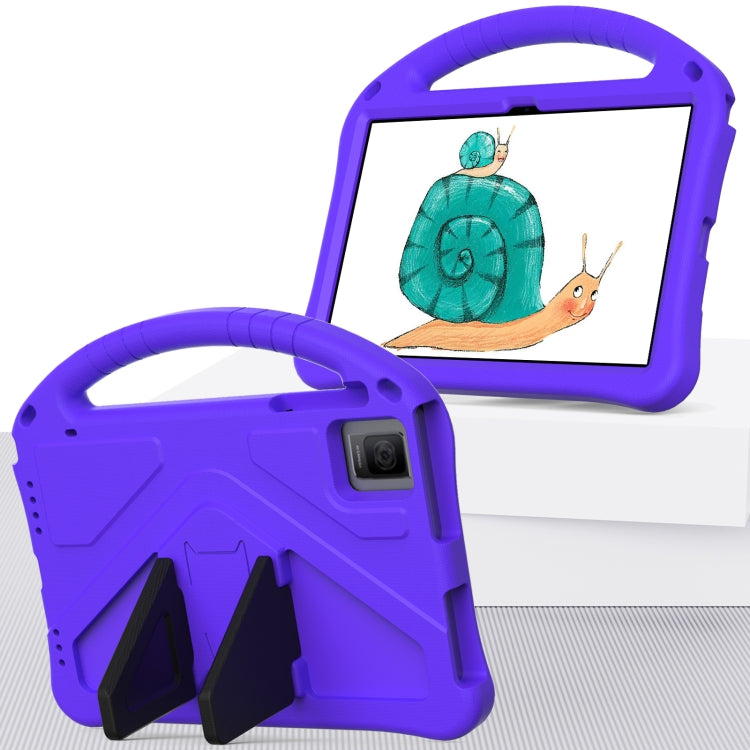 For TCL Tab 10 Gen2 10.36 2023 EVA Shockproof Tablet Case with Holder(Purple)
