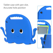 For Amazon Kindle Fire HD10 2021 Octopus Style EVA + PC Tablet Case with Strap(Blue)