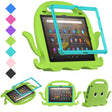 For Amazon Kindle Fire HD10 2021 Octopus Style EVA + PC Tablet Case with Strap(Grass Green) - Amazon by PMC TechLife | Online Shopping South Africa | PMC TechLife | Buy Now Pay Later Mobicred