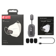Yanmai K2 Portable Mini Wireless Bluetooth Lapel Microphone(Gray)