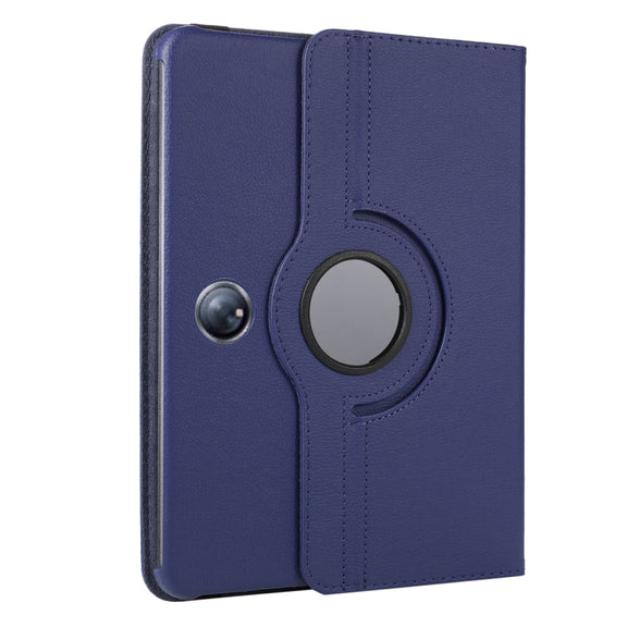 For OnePlus Pad / OPPO Pad 2 ENKAY 360 Degree Rotation Stand Litchi Leather Smart Tablet Case(Black)