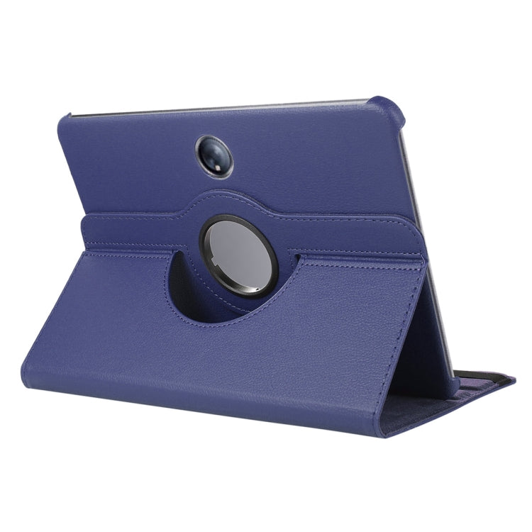 For OnePlus Pad / OPPO Pad 2 ENKAY 360 Degree Rotation Stand Litchi Leather Smart Tablet Case(Black)