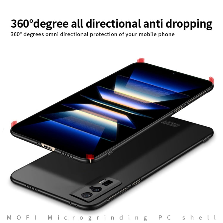 For Xiaomi Redmi K60 / K60 Pro MOFI Frosted Ultra-thin PC Hard Case(Blue)