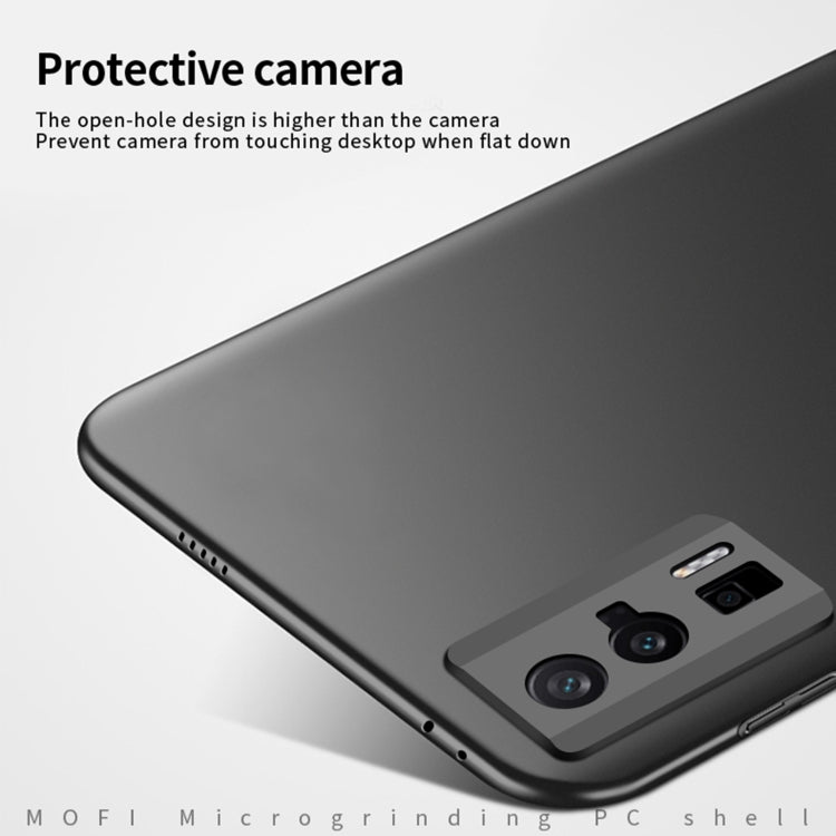 For Xiaomi Redmi K60 / K60 Pro MOFI Frosted Ultra-thin PC Hard Case(Blue)