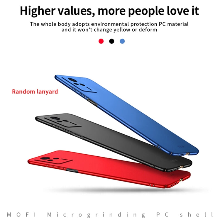 For Xiaomi Redmi K60E MOFI Frosted Ultra-thin PC Hard Case(Black)