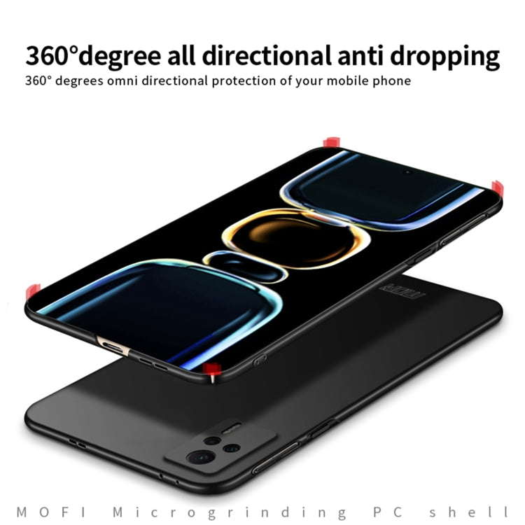 For Xiaomi Redmi K60E MOFI Frosted Ultra-thin PC Hard Case(Red)