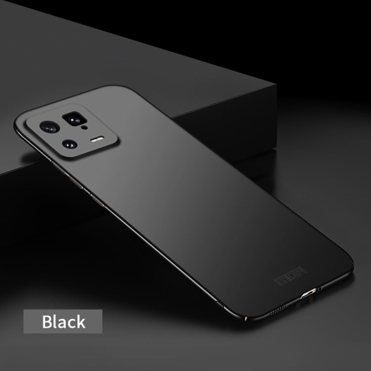 For Xiaomi 13 MOFI Frosted Ultra-thin PC Hard Case(Black)