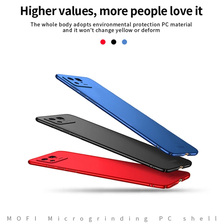 For Xiaomi 13 MOFI Frosted Ultra-thin PC Hard Case(Black)