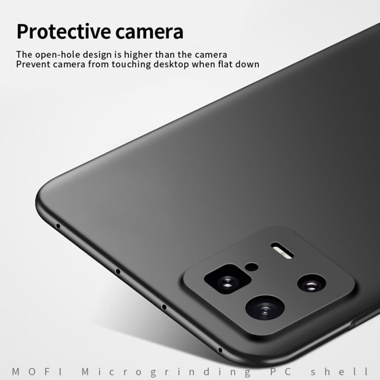 For Xiaomi 13 MOFI Frosted Ultra-thin PC Hard Case(Red)