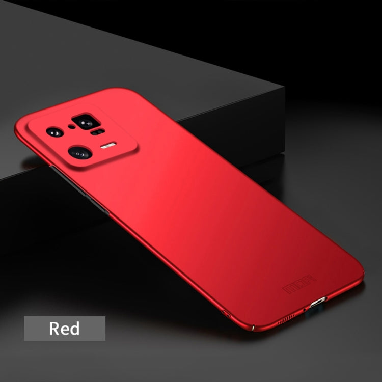 For Xiaomi 13 Pro MOFI Frosted Ultra-thin PC Hard Case(Red)