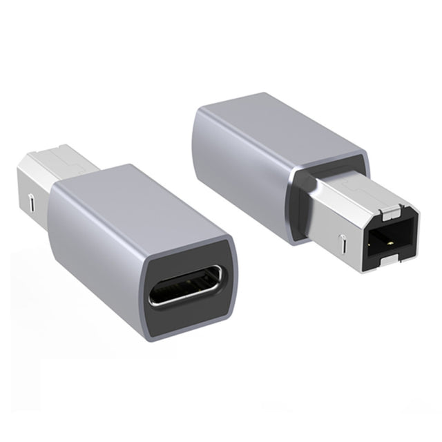 2pcs JUNSUNMAY USB Type-C Female to Male USB 2.0 Type-B Adapter Converter Connector for Printers Scanner Electric Piano