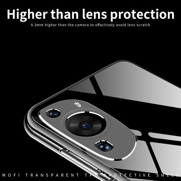 For Huawei P60 Art MOFI Ming Series Ultra-thin TPU Phone Case(Transparent)