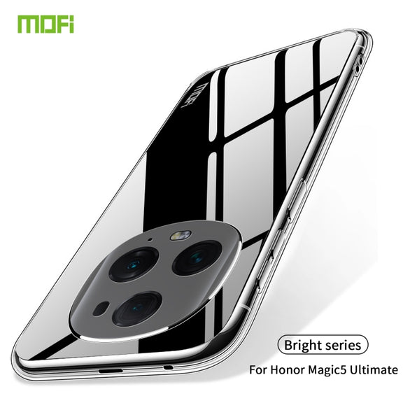 For Honor Magic5 Ultimate MOFI Ming Series Ultra-thin TPU Phone Case(Transparent)