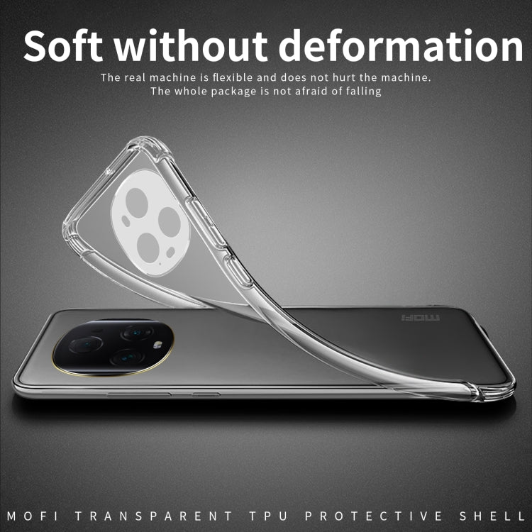 For Honor Magic5 Ultimate MOFI Ming Series Ultra-thin TPU Phone Case(Transparent)