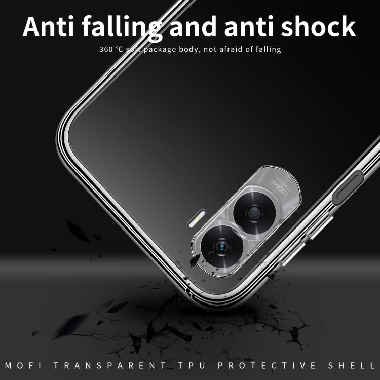 For Honor X50i MOFI Ming Series Transparent Ultra-thin TPU Phone Case
