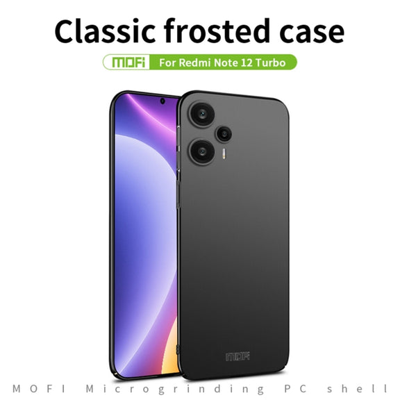 For Xiaomi Redmi Note 12 Turbo 5G MOFI Micro-Frosted PC Ultra-thin Hard Phone Case(Red)