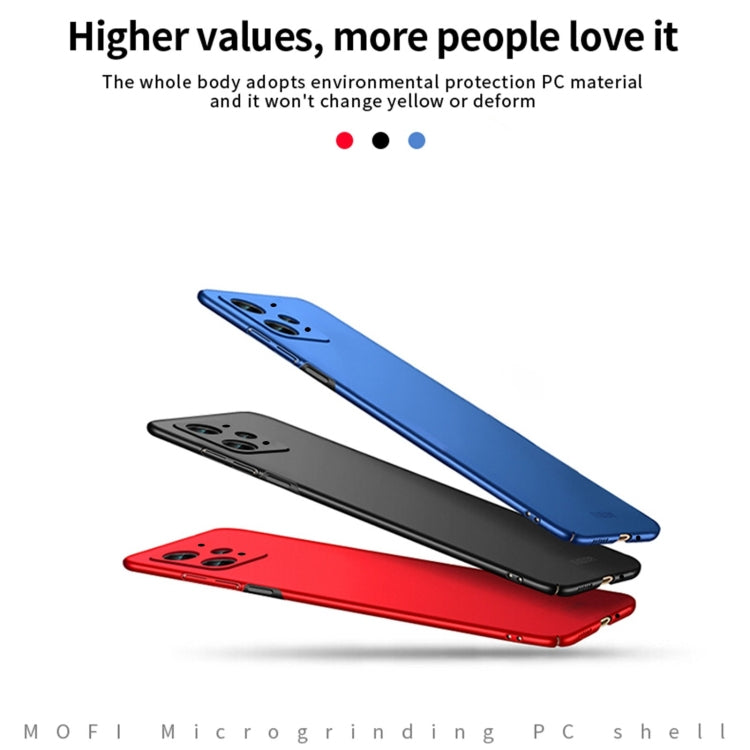 For Xiaomi Redmi Note 12S MOFI Micro-Frosted PC Ultra-thin Hard Phone Case(Red)