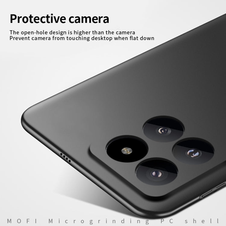 For Xiaomi 14 Pro MOFI Micro-Frosted PC Ultra-thin Hard Phone Case(Blue)