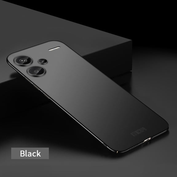 For Xiaomi Redmi Note 13 Pro+ MOFI Micro-Frosted PC Ultra-thin Hard Phone Case(Black)