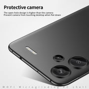For Xiaomi Redmi Note 13 Pro+ MOFI Micro-Frosted PC Ultra-thin Hard Phone Case(Black)