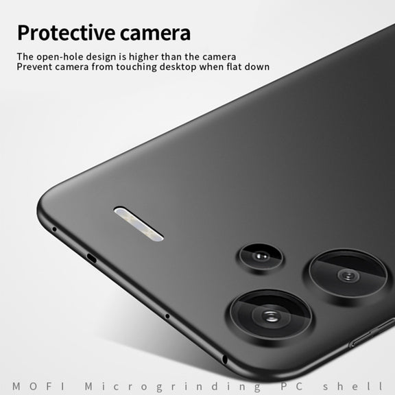 For Redmi Note 13 Pro+ MOFI Micro-Frosted PC Ultra-thin Hard Phone Case(Blue)