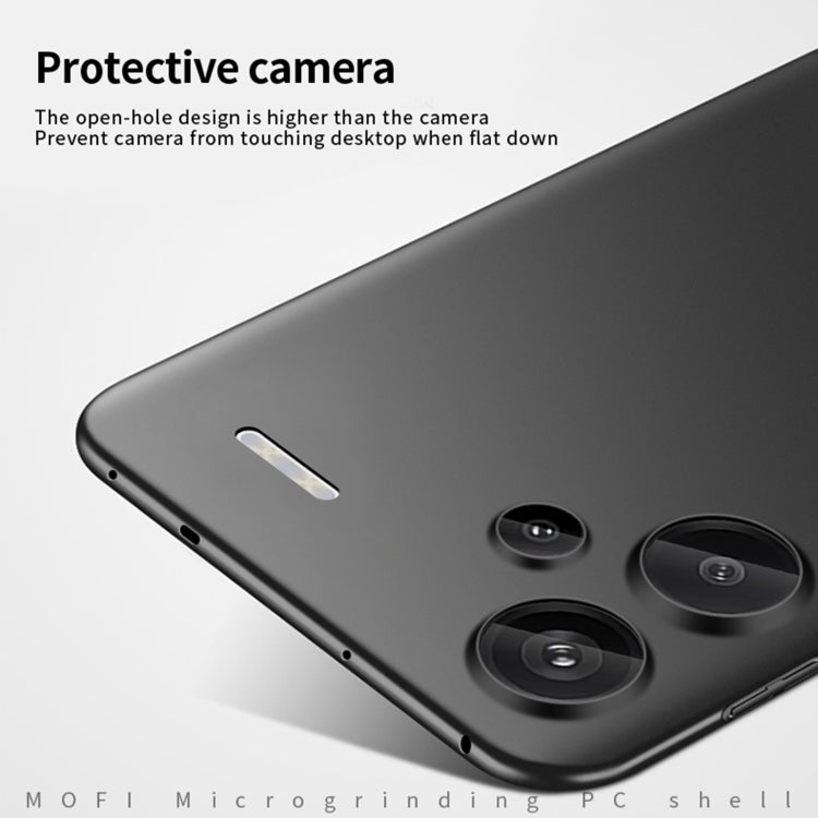 For Redmi Note 13 Pro+ MOFI Micro-Frosted PC Ultra-thin Hard Phone Case(Red)