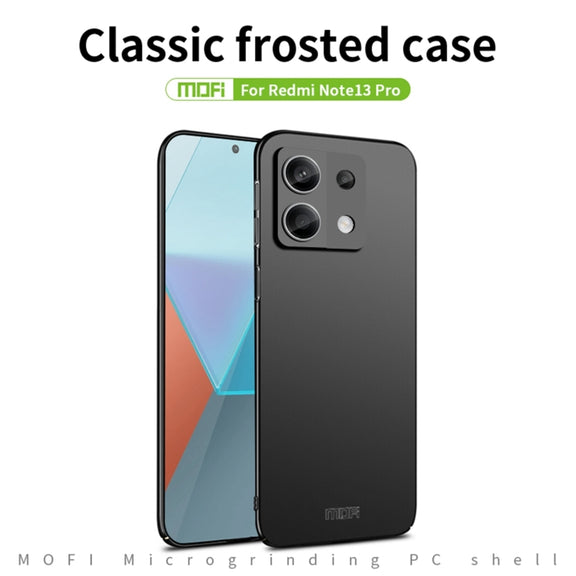 For Redmi Note 13 Pro 5G MOFI Micro-Frosted PC Ultra-thin Hard Phone Case(Blue)