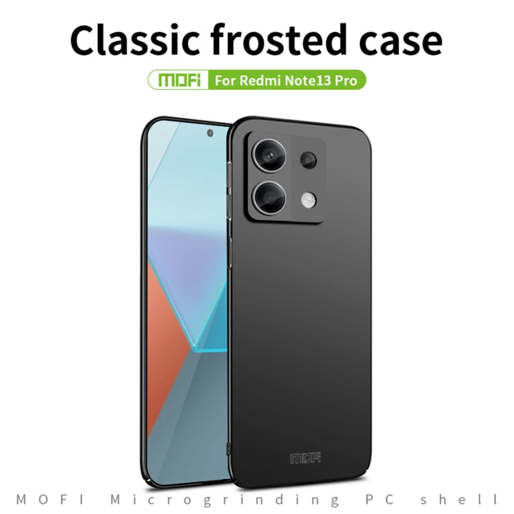 For Xiaomi Redmi Note 13 Pro 5G MOFI Micro-Frosted PC Ultra-thin Hard Phone Case(Red)