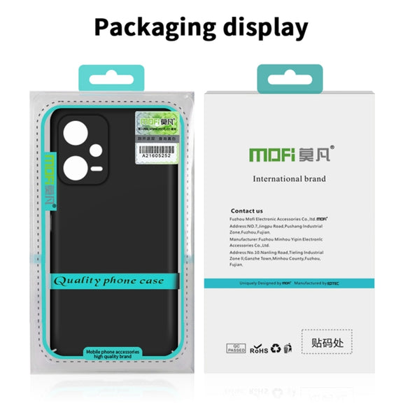 For Redmi Note 13 Pro+ MOFI Micro-Frosted PC Ultra-thin Hard Phone Case(Blue)