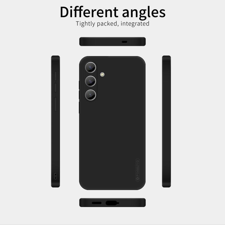 For Samsung Galaxy S24+ 5G PINWUYO Sense Series Liquid Silicone TPU Phone Case(Black)