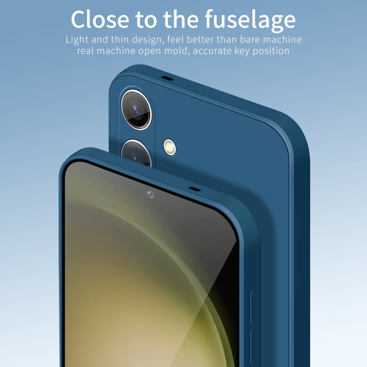 For Samsung Galaxy S24+ 5G PINWUYO Sense Series Liquid Silicone TPU Phone Case(Blue)